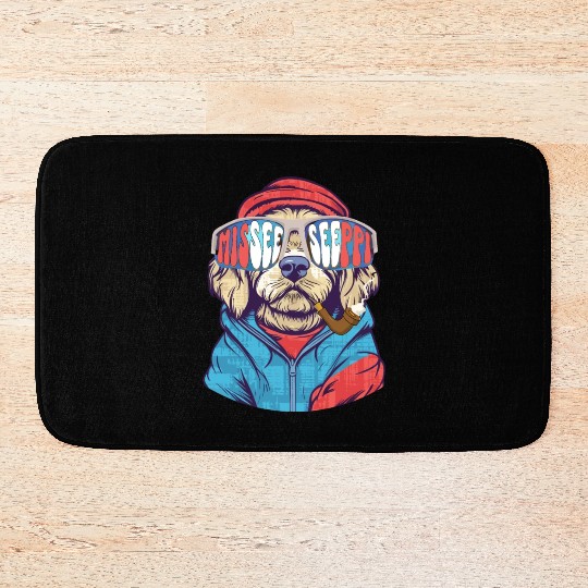 MISEESEEPPI, dog, USA, Mississippi Bath Mats