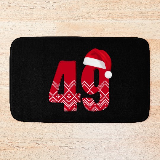 49 Birthday Years - Congratulations Forty Nine Bath Mats