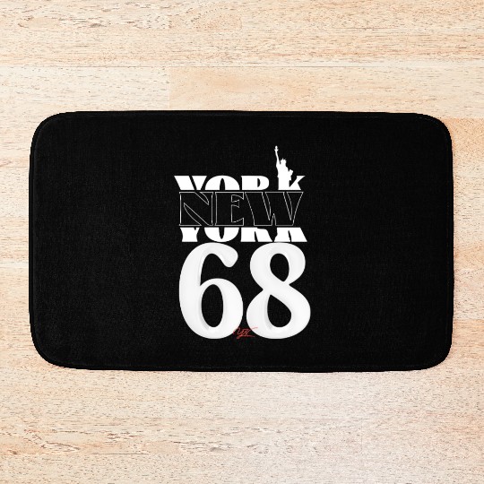 New York statue of liberty Bath Mats