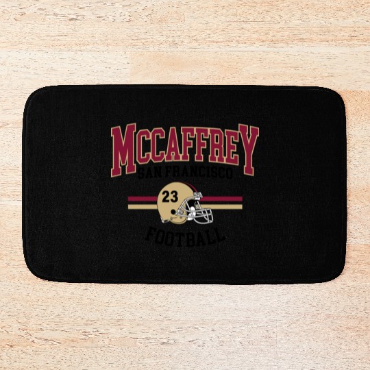 McCaffrey San Francisco Football Bath Mats