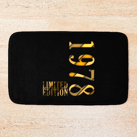 1978 vintage birthday year of birth 1978 gift Bath Mats