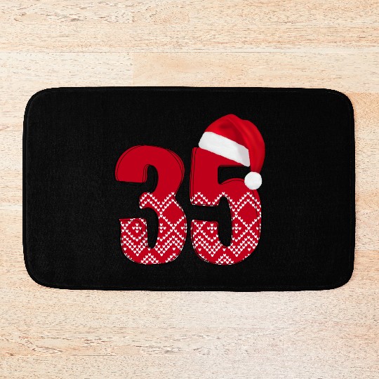 Celebrate 35 Wedding Anniversaries - Thirty Five Bath Mats