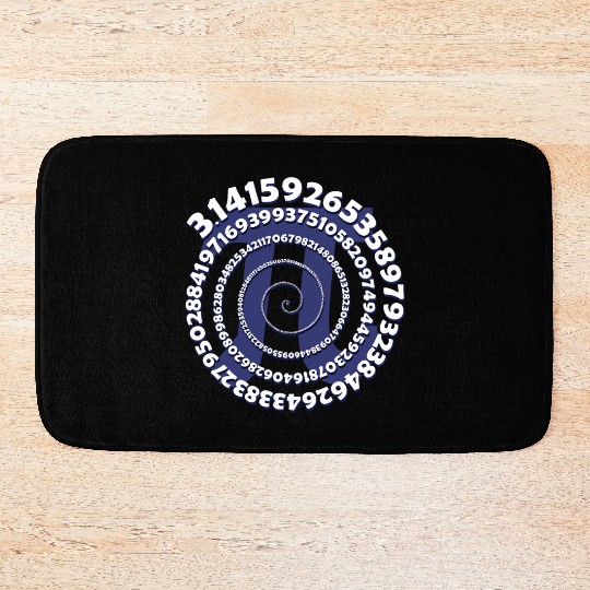 3.14 Math Teacher Pi National Day Bath Mats Geek Nerd
