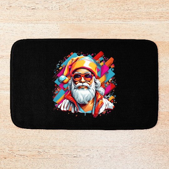 Y2K Santa Claus Bath Mats