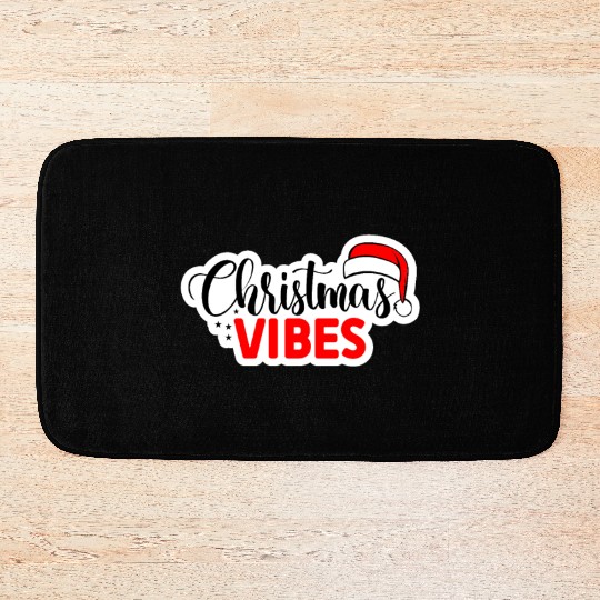 Christmas Vibes Unisex Garment Bath Mats