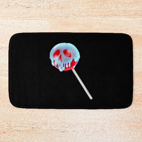 Poison Apple Halloween Candy Lollipop Bath Mats