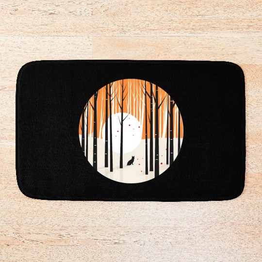 Forest Fox Bath Mats