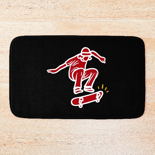 SKATEBOARDING Bath Mats
