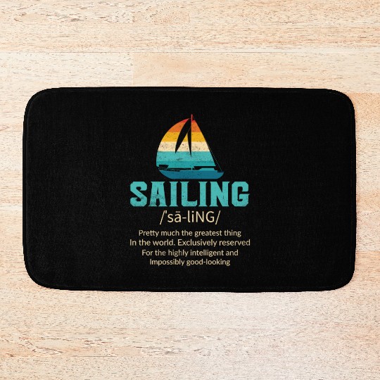Sailing Definition Bath Mats Unisex Sailing Bath Mats