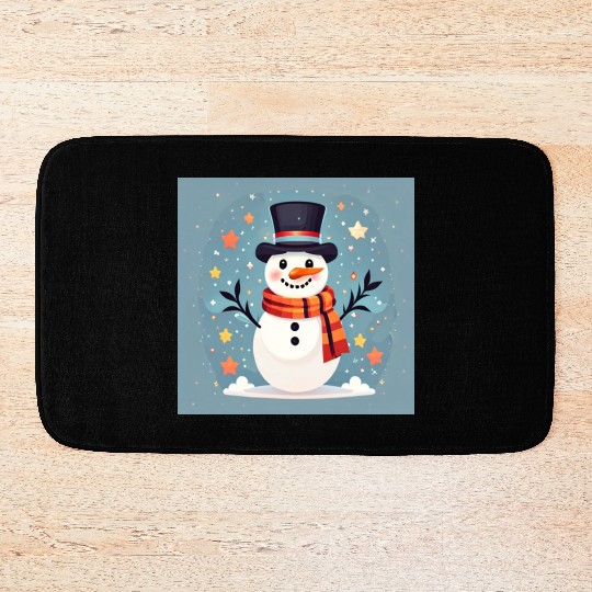 Snowman Bath Mats