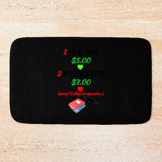 Newborn Baby Hugs and Kisses - So Funny Bath Mats