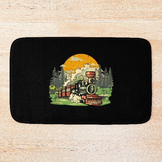 Christmas North Pole Polar Express All Abroad Xmas Bath Mats