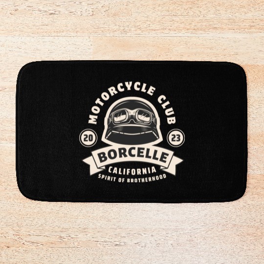 Motorcycle Club Spirit of Brotherhood Bath Mats