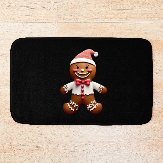 Whimsical Wonders: Gingerbread Dreams Bath Mats