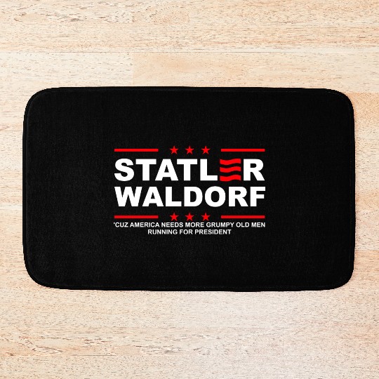 Statler and Waldorf Bath Mats