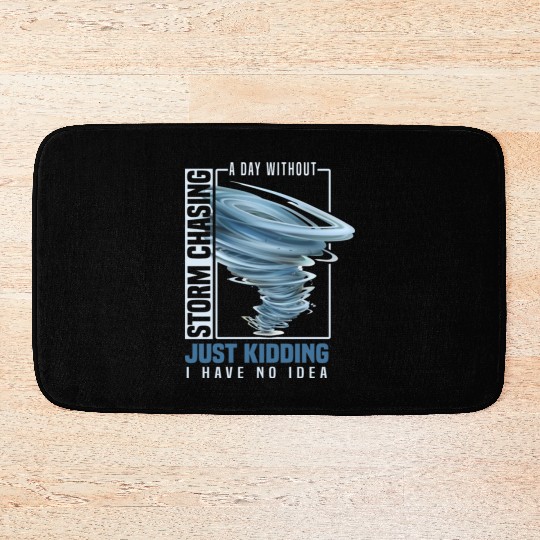 Storm chaser gift idea | Tornado meteorologists Bath Mats