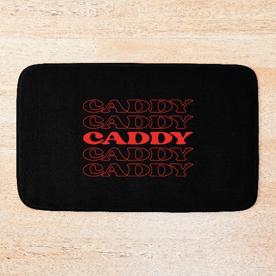 Caddy Golf Assistant Golf Caddie Caddy Golf Helper Bath Mats