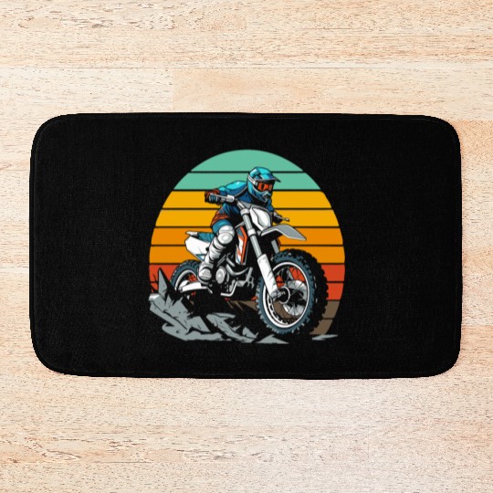 Dirt Bike Mx Motocross Supermoto Bath Mats