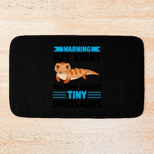 Lizard Collector Reptile Lover Blue Tongue Skink Bath Mats