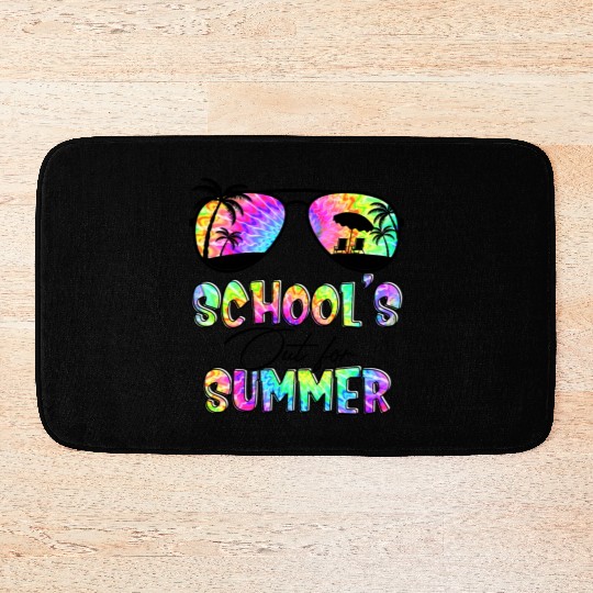 Funny Last Day Of School Teacher School s Out For Bath Mats
