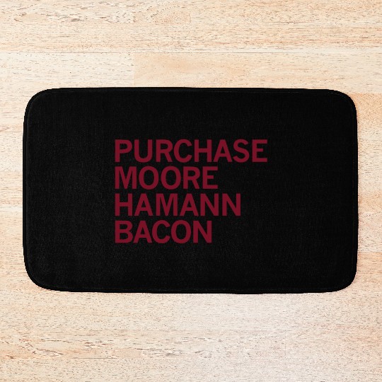 Purchase Moore Hamann Bacon Bath Mats lowa Players