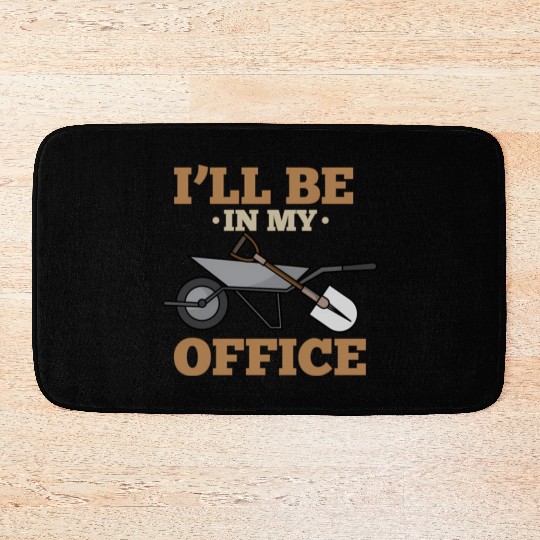 In My Office Garden Spring Gardening Gardeners Bath Mats