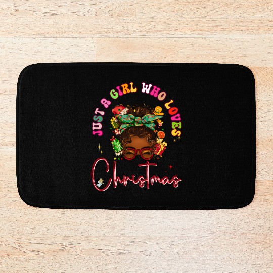 Cute Festive Christmas Holidays Gift for Women Bath Mats
