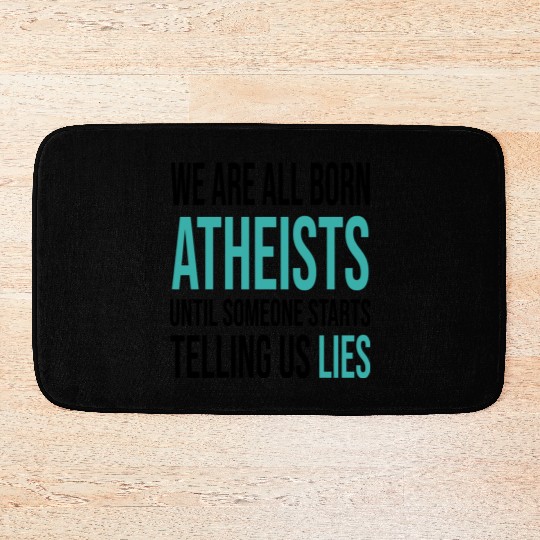 atheism science Bath Mats