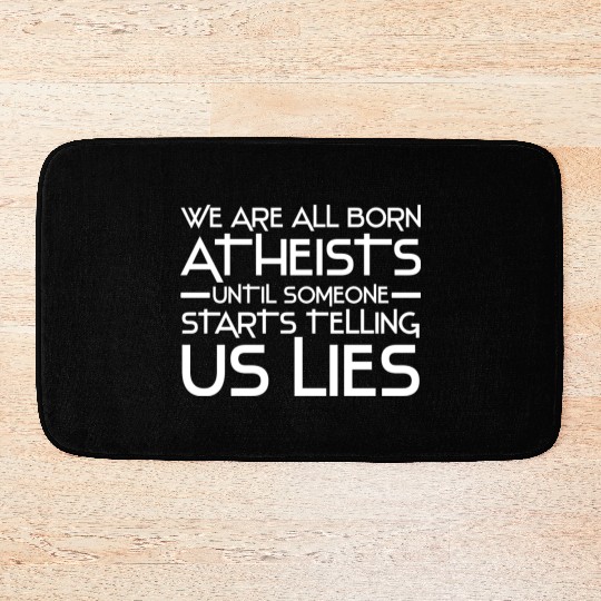 atheism science Bath Mats
