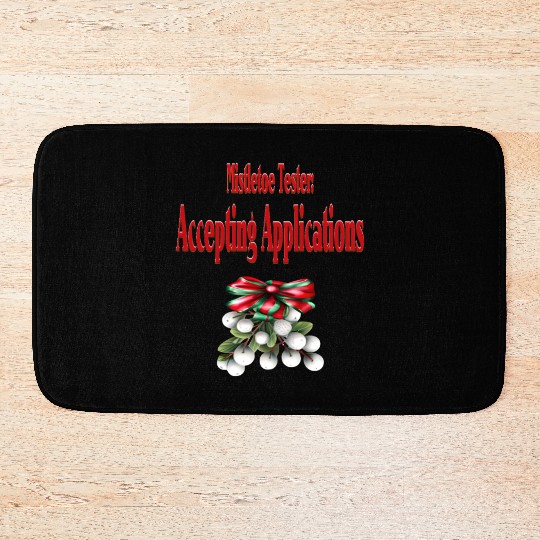 Mistletoe Tester Bath Mats