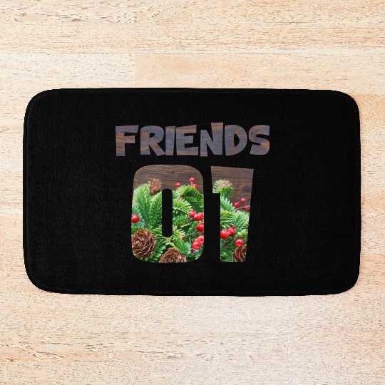 best friends for 3 - FRIENDS Bath Mats