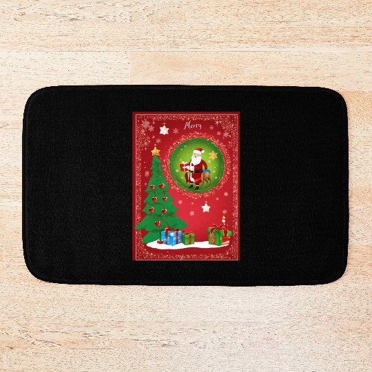 Christmas holidays love 1 Bath Mats