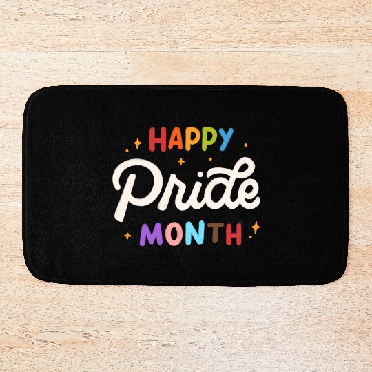 Happy Pride Month Bath Mats