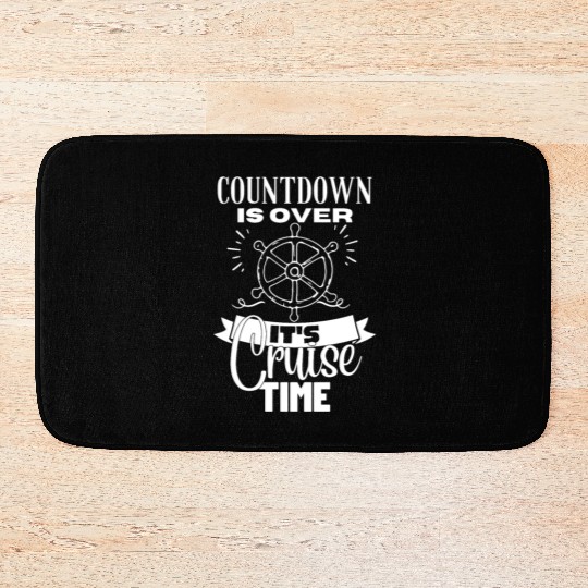 Cruise Ship It's Cruise Time Cruise Bath Mats