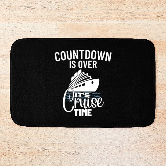 Cruise Ship It's Cruise Time Cruise Bath Mats