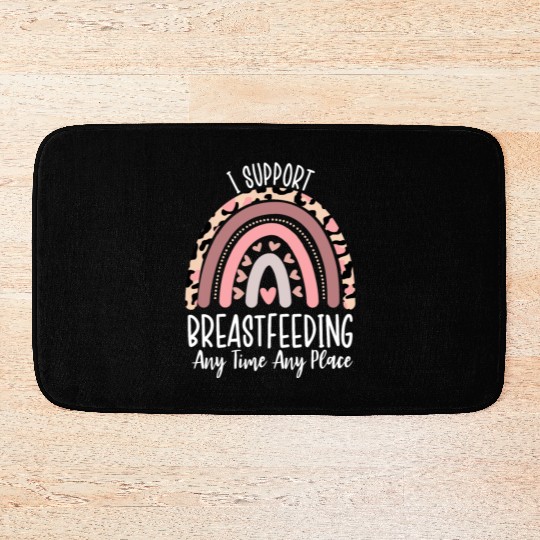 Funny Breastfeeding Lactation Specialist Pumping Bath Mats