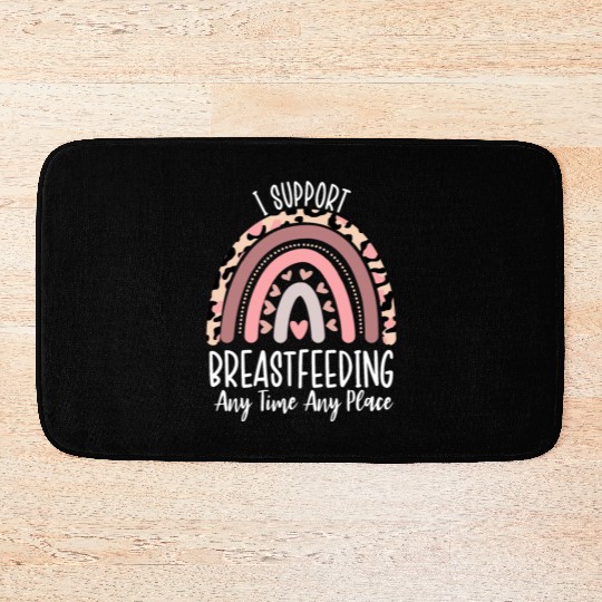 Funny Breastfeeding Lactation Specialist Pumping Bath Mats