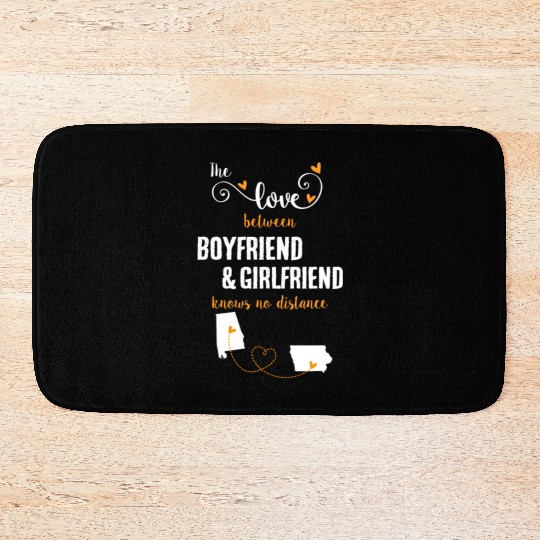Love Between BF And GF Albm To Iowa Gift Bath Mats