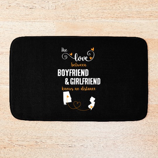 Love Between BF And GF Albm To New Jersey Gift Bath Mats