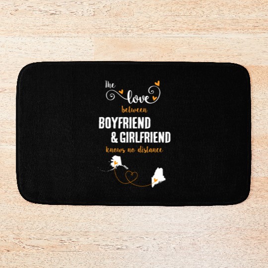Love Between BF And GF Alaska To Maine Gift Bath Mats