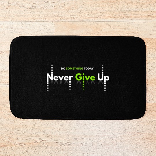 Men's And Women's Print Do Something Today Bath Mats