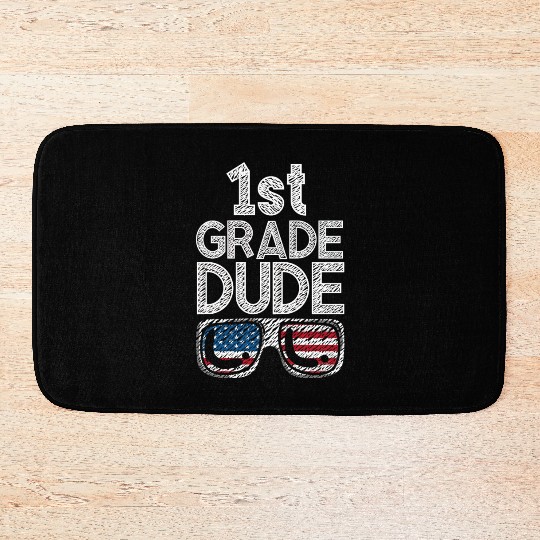 Kindergarten Teacher Funny Student 1st Graduation Bath Mats