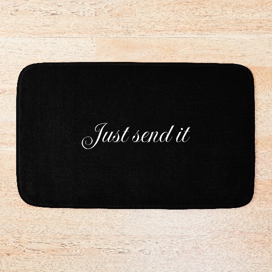 Just send it, bodybuilder gym Bath Mats