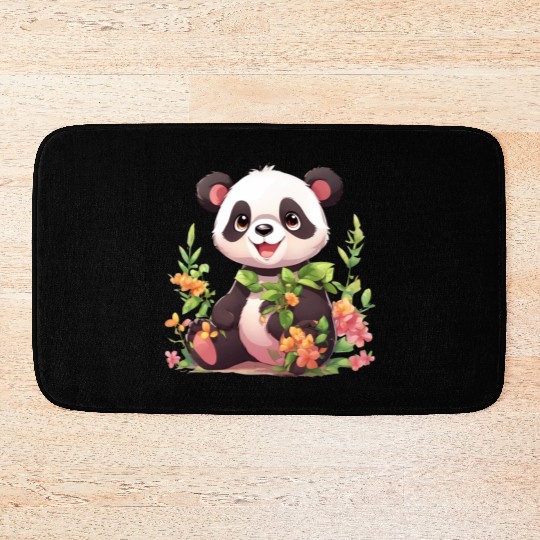 Paws and Playtime Baby Panda Bath Mats