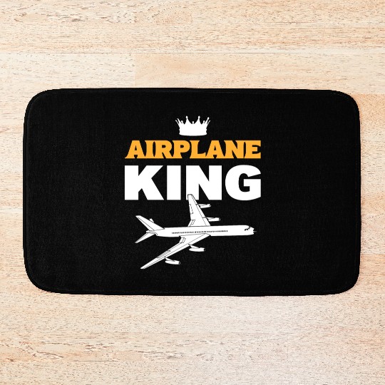 Airplane King Soldiers Or Armed Forces Gift Bath Mats