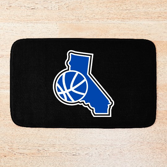 California Basketball Warriors Bath Mats