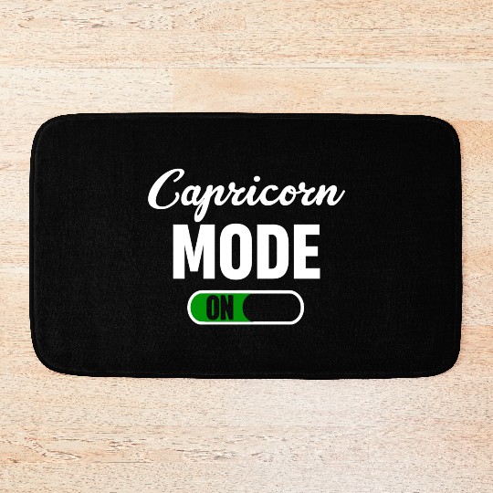 Capricorn Mode On Funny Horoscopes Astrophysics Bath Mats