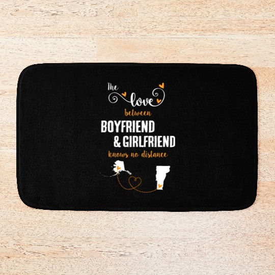 Love Between BF And GF Alaska To Vermont Gift Bath Mats