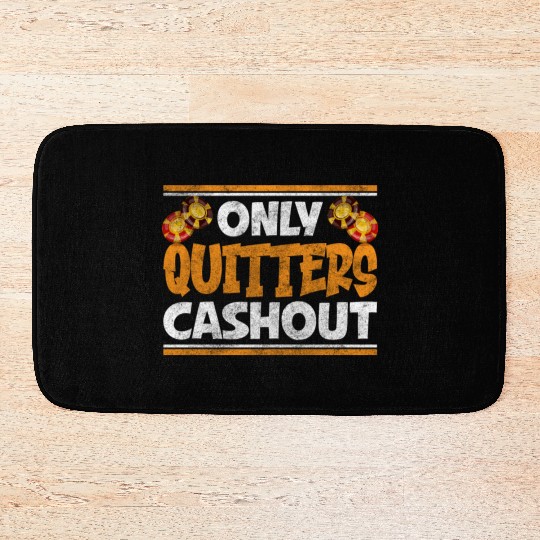 Card Game Casino Poker Face Full House Bath Mats