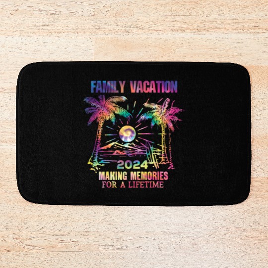 Family Vacation 2024 Making Memories Bath Mats